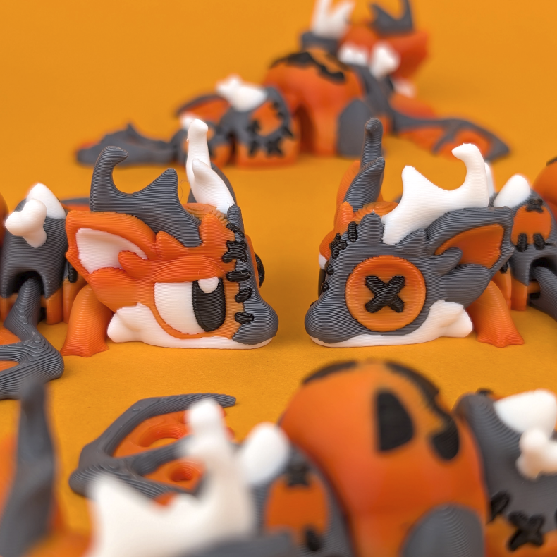 Halloween Mini Dragon � Flexi figur med detaljer