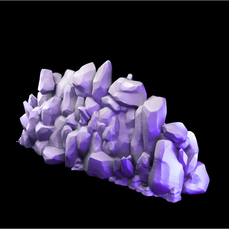 Ice Barrier  Fantasy Terrain Scatter for RPG &amp; Wargames