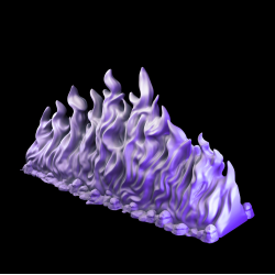 Fire Barrier - Fantasy Flame Wall Terrain for Tabletop RPGs