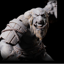 Troll B - 3D Printed Fantasy Miniature for Tabletop RPGs and DnD