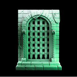 Portcullis - 32mm Resin Fantasy Terrain Piece for DnD &amp; Tabletop RPGs