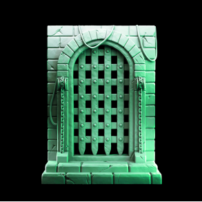 Portcullis - 32mm Resin Fantasy Terrain Piece for DnD & Tabletop RPGs