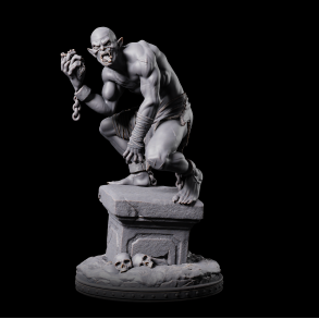 Ghoul A - Flesh-Eating Undead Miniature