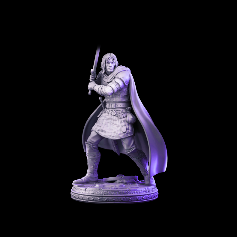 Human Mercenary – Swordfighter with Cloak