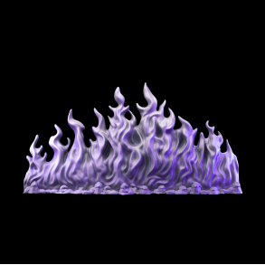 Fire Barrier - Fantasy Flame Wall Terrain for Tabletop RPGs