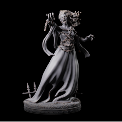 Ghost A - 3D Printed Haunted Spirit Miniature | Fantasy Tabletop Wargaming