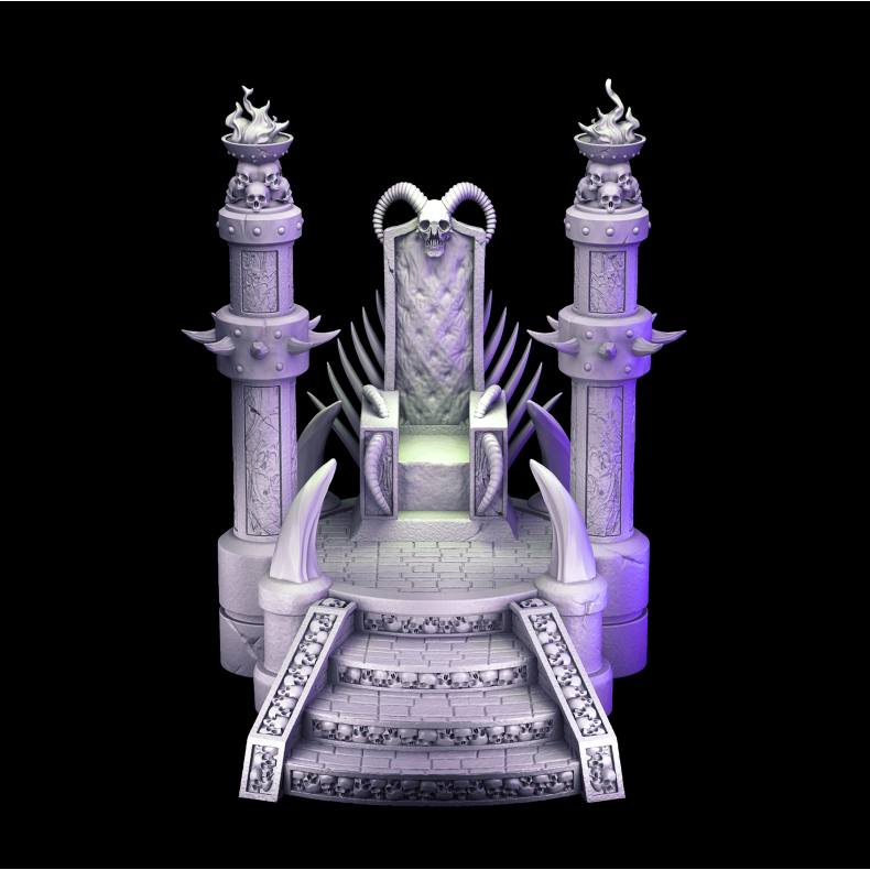 Boss Throne  Dark Throne Terrain for Dungeon Masters