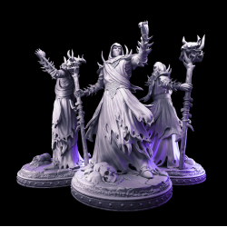 Borokk/Petrokk the Dread Wizard - Dark Sorcerer Miniature