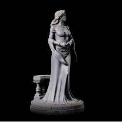 Zoryana - Woman in Red Robes