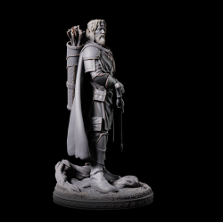 Leonan; Elven Ranger Hero - 3D Printed Fantasy Miniature