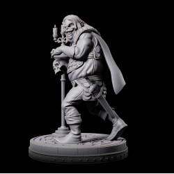 Foldre the Grinning Trickster - 3D Printed Fantasy Goblin Miniature