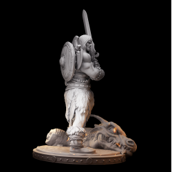 Thurkal; the Dragon-Slayer Barbarian