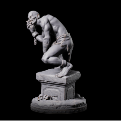 Ghoul A - Flesh-Eating Undead Miniature