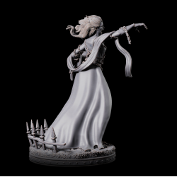 Ghost A - 3D Printed Haunted Spirit Miniature | Fantasy Tabletop Wargaming