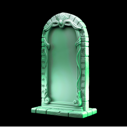 Arcane Mirror - 32mm Resin Fantasy Terrain for DnD &amp; Tabletop RPGs
