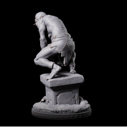 Ghoul A - Flesh-Eating Undead Miniature