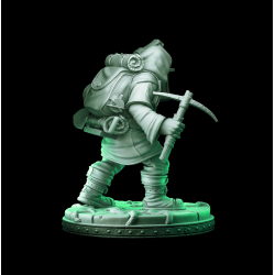 The Queen&acirc;&#128;&#153;s Prospector - 32mm Dwarf Miniature