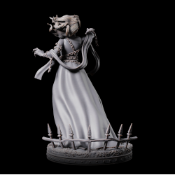 Ghost A - 3D Printed Haunted Spirit Miniature | Fantasy Tabletop Wargaming