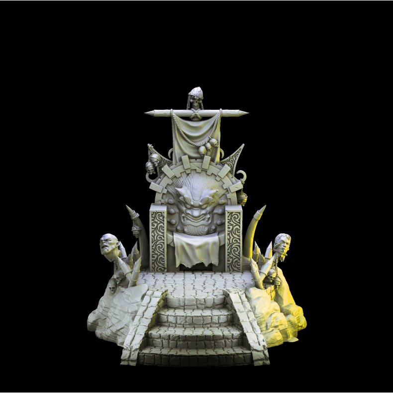 Ogre Throne  Brutal 3D Terrain for Wargames &amp; RPGs