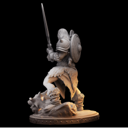 Thurkal; the Dragon-Slayer Barbarian