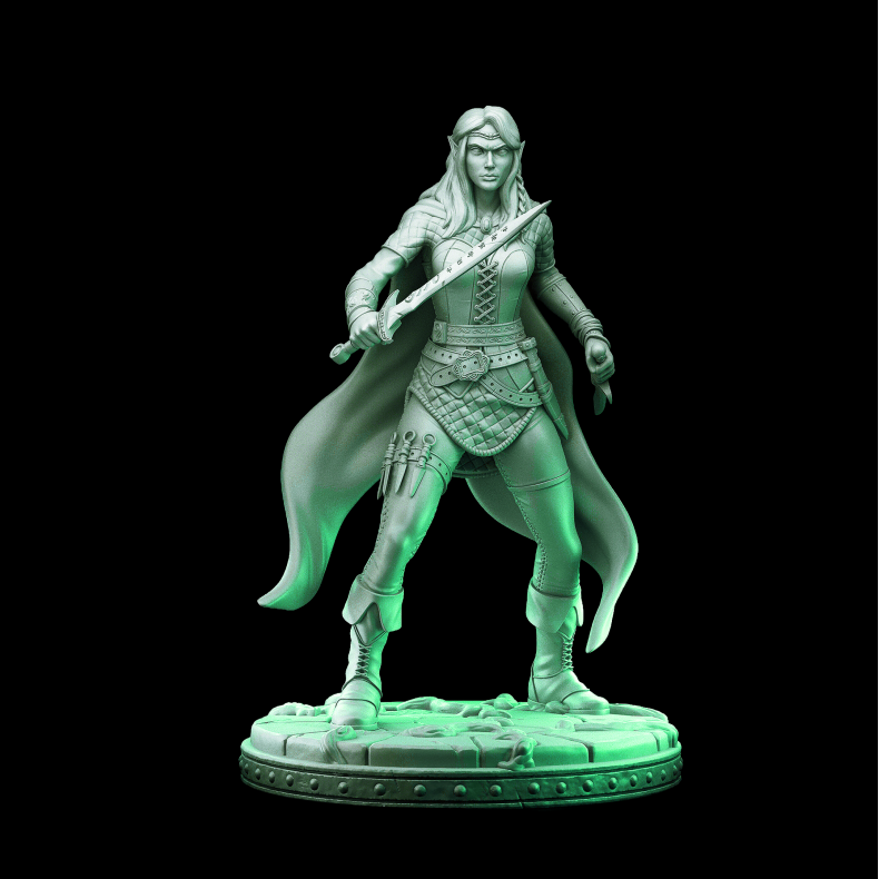 Princess Millandriel v2  Battle-Ready Elf Heroine