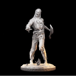 Zombie A - Undead Butcher Miniature