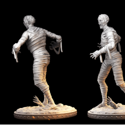 Mummy A - Undead 3D Miniature for Tabletop Games