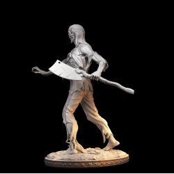 Zombie A - Undead Butcher Miniature