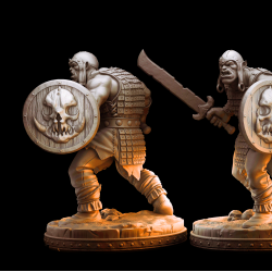 Orc with Sword and Shield