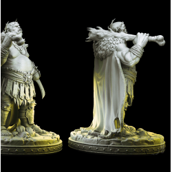 Ogre Lord - 3D Printed Fantasy Miniature for Tabletop RPG &amp; Wargames