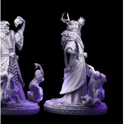 Fanrax the Necromancer - 3D Dark Sorcerer Miniature