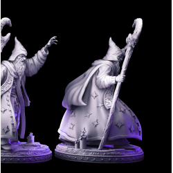 Zanrath the High Mage - Fantasy Wizard Miniature