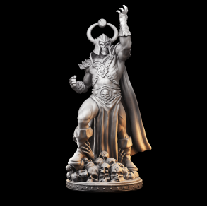 Witch Lord - Dark Sorcerer 3D Miniature