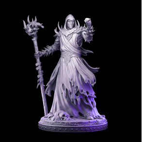 Borokk/Petrokk the Dread Wizard - Dark Sorcerer Miniature