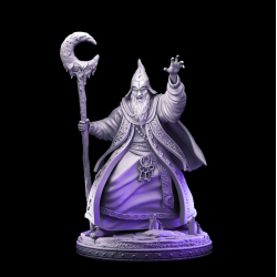 Zanrath the High Mage - Fantasy Wizard Miniature