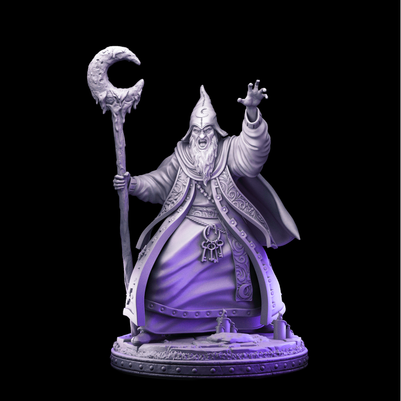 Zanrath the High Mage – Fantasy Wizard Miniature