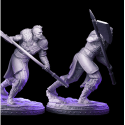 Human Mercenary - Halberdier