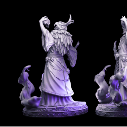 Fanrax the Necromancer - 3D Dark Sorcerer Miniature