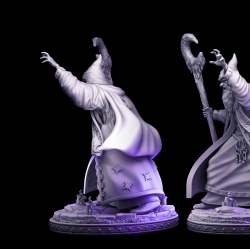 Zanrath the High Mage - Fantasy Wizard Miniature