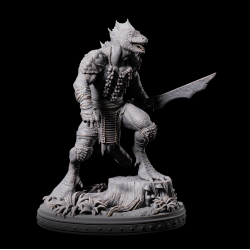 Lizardman with Sword