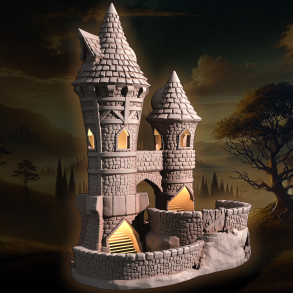The Twinspires Tower - Dice Tower for DnD; Wargames & Tabletop RPGs
