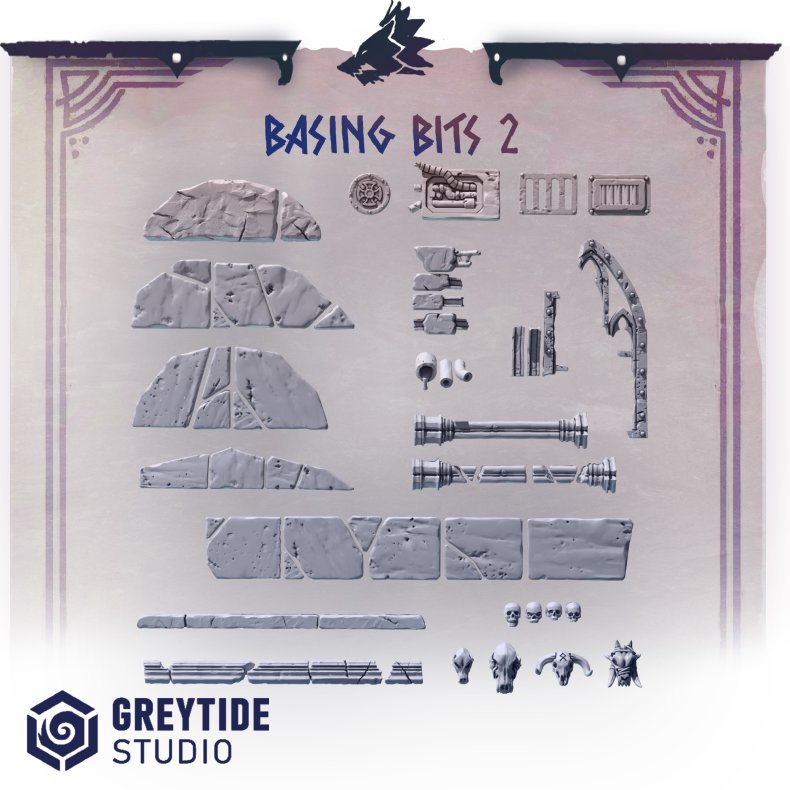 Basing Bits 2  Scenic Base Accessories for Miniature Wargames &amp; RPGs