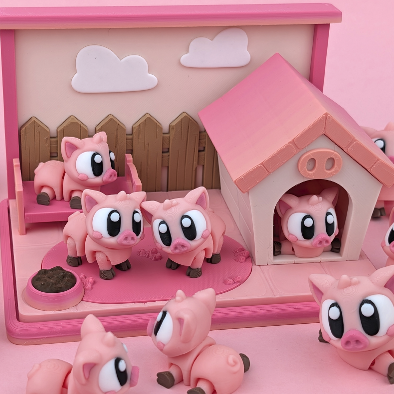 Piggy Play Set � Bondeg�rdsmilj� til Flexi Piggy