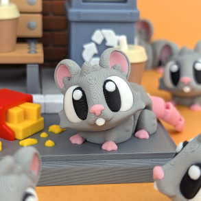 Flexi Rat � Fleksibel Rottefigur