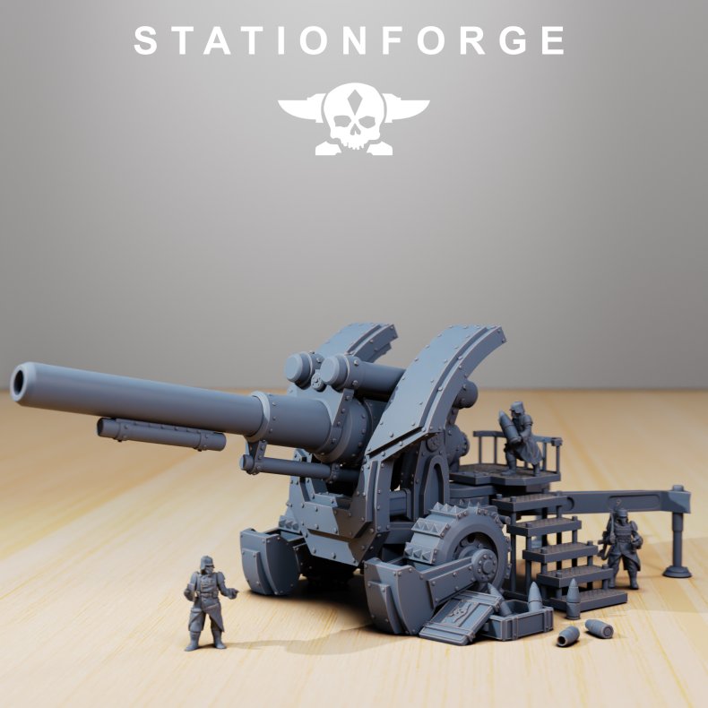 GrimGuard Artillery  Massive Grimdark Cannon Kit with Crew