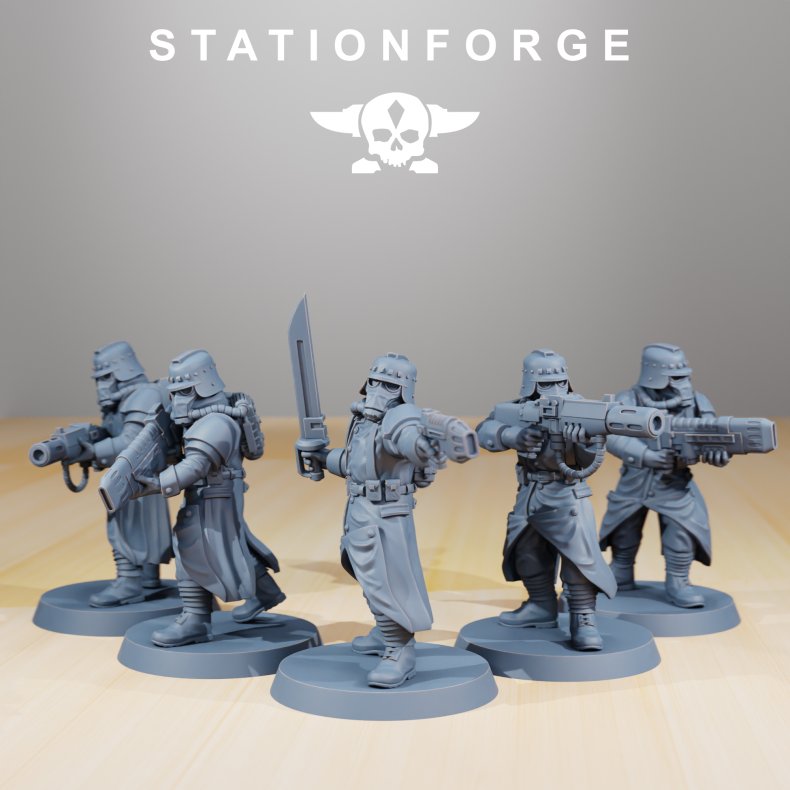 GrimGuard - Evaporators Bits Set | Grimdark Wargame Miniature Kit