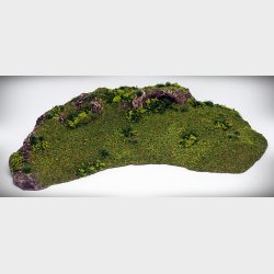 Crescent Cliff Terrain - Scenic Wargaming Platform for Miniatures &amp; Dioramas
