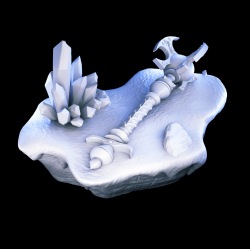Scepter of the Frozen Depths - 3D Printable Terrain Piece