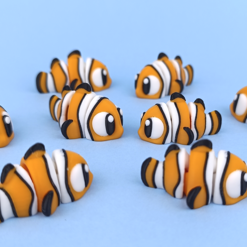 Clown Fish � Flexi Figur med Bev�gelige Led