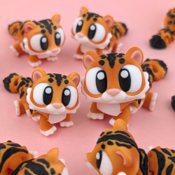 Flexi Tiger � Fleksibel figur med flotte detaljer